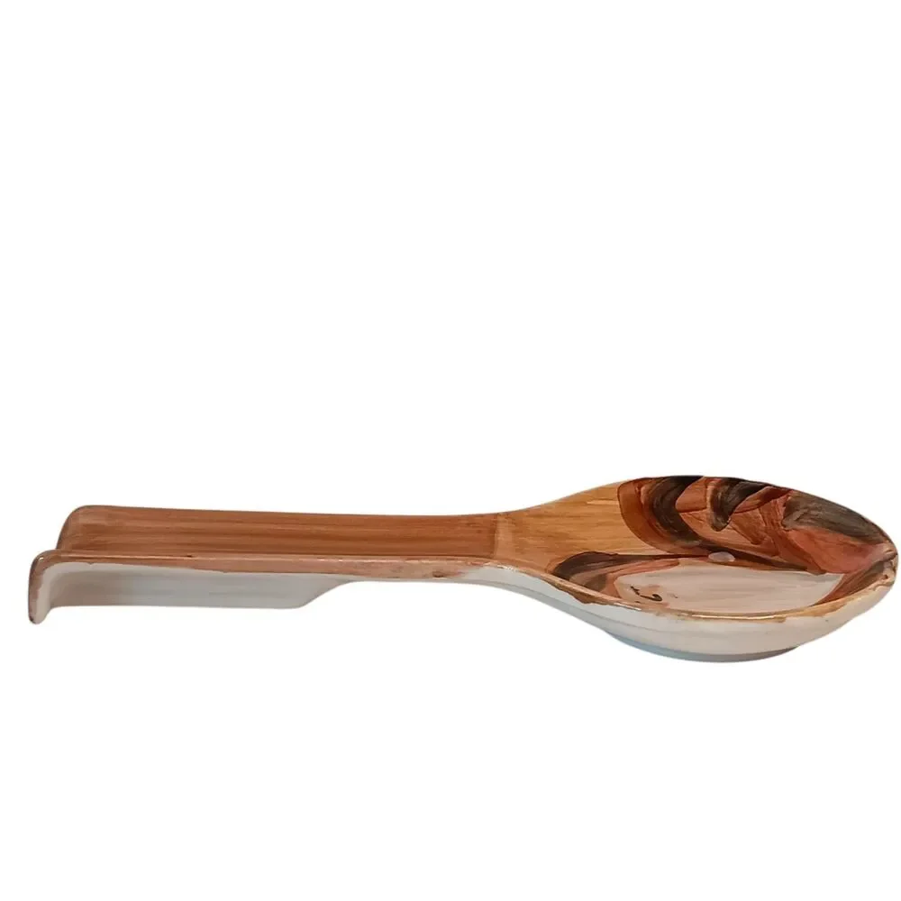 Santa Claus Spoon Rest - Made in Italy By Marco e Cristina - Christmas Holiday
